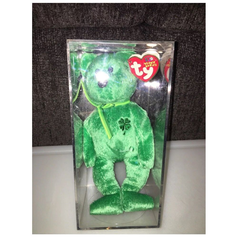 TY Beanie Baby‎ - DUBLIN the Irish Bear 8.5"...NEW with Mint Tags